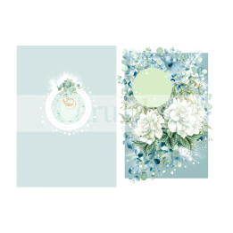 Нежна картичка за сватба ,,Животът е прекрасен, когато е споделен" - ПД 0819 1-PD-0819