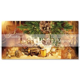 Зимна единична картичка 0202 1-ZE-0202