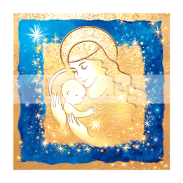 Зимна двойна картичка 0685 1-ZD-0685