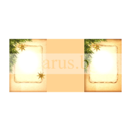 Зимна двойна картичка 0906 1-ZD-0906