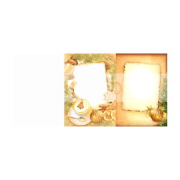 Зимна двойна картичка 0906 1-ZD-0906