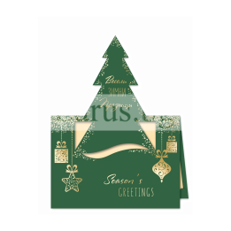 Зимна двойна картичка 1111 1-ZD-1111