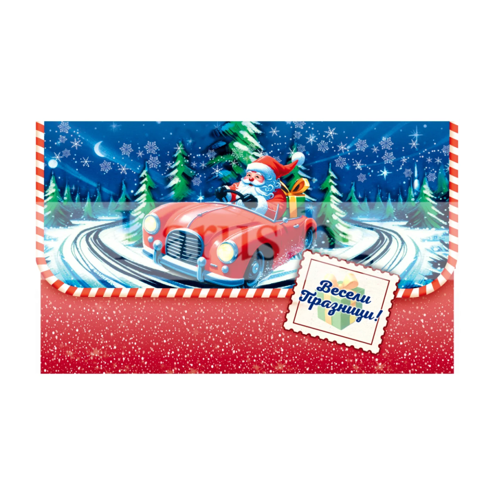 Зимна Картичка-плик ЗД 1256 1-ZD-1256