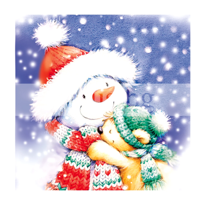 Зимна мини картичка 0203 1-ZM-0203