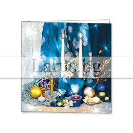 Зимна мини картичка 0041 1-ZM-0041