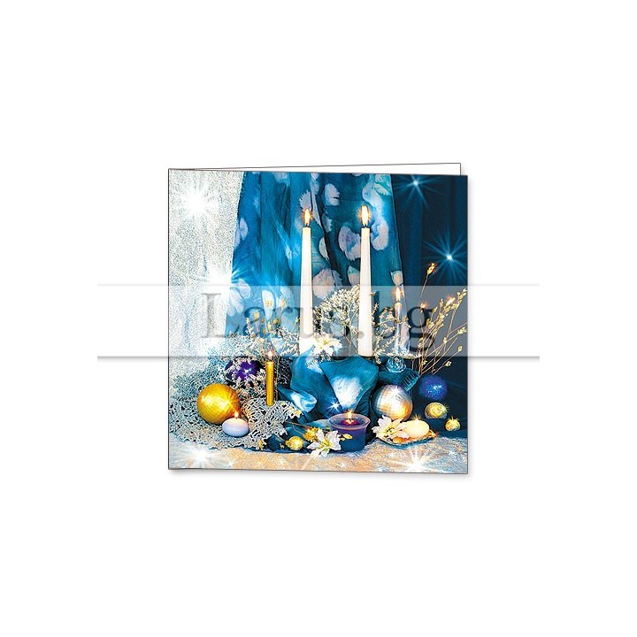 Зимна мини картичка 0041 1-ZM-0041