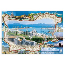 Пощенска картичка Бургас 1-BS-0056