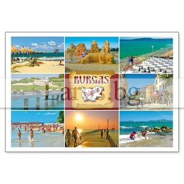 Пощенска картичка Бургас 1-BS-0079
