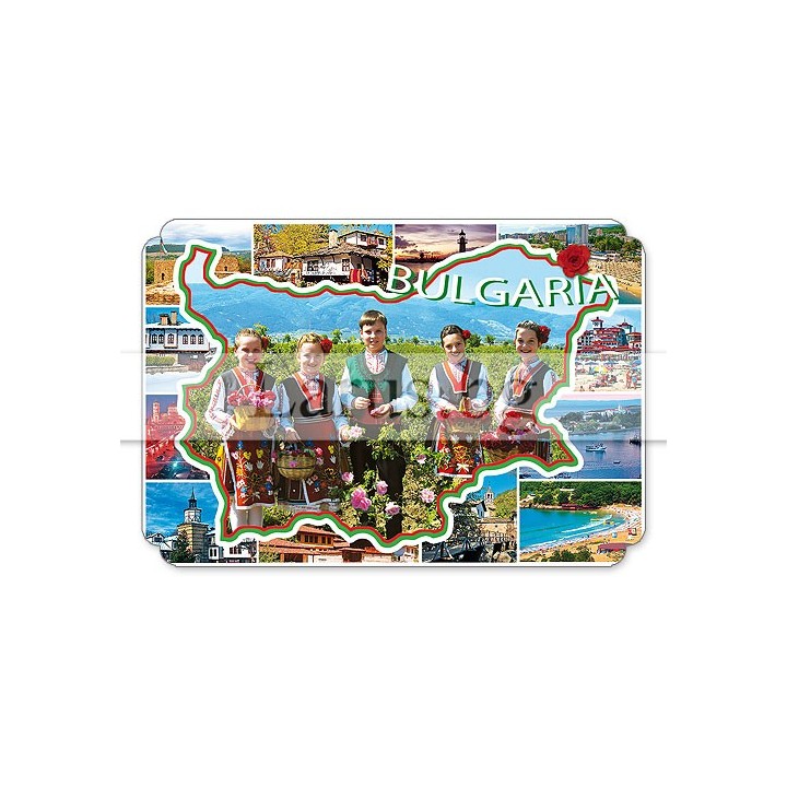 Магнитен сувенир България MDF 12-mdBG-0008