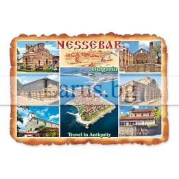 Магнитен сувенир Несебър MDF 12-mdNE-0015