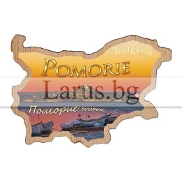 Магнитен сувенир Поморие фотокарта 12-mdPO-0011