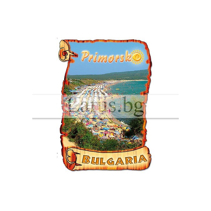 Магнитен сувенир Приморско MDF 12-mdPR-0005