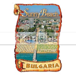 Магнитен сувенир Слънчев Бряг MDF 12-mdSB-0015