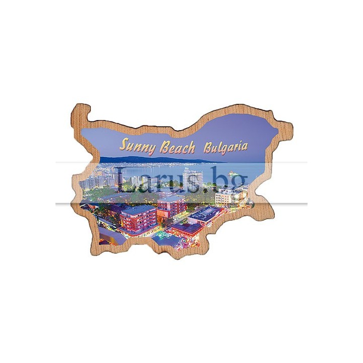 Магнитен сувенир Слънчев Бряг фотокарта 12-mdSB-0018