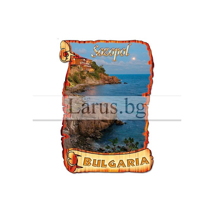 Магнитен сувенир Созопол MDF 12-mdSZ-0009
