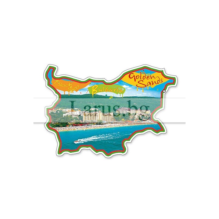 Магнитен сувенир Златни Пясъци-Щанца 12-mhGS-0006