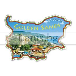 Магнитен сувенир Златни Пясъци-Щанца 12-mhGS-0008