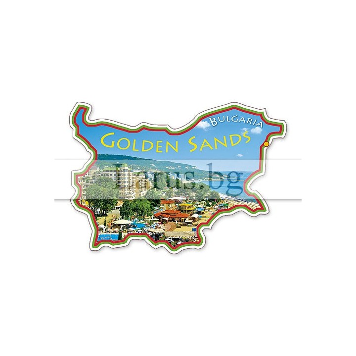 Магнитен сувенир Златни Пясъци-Щанца 12-mhGS-0008