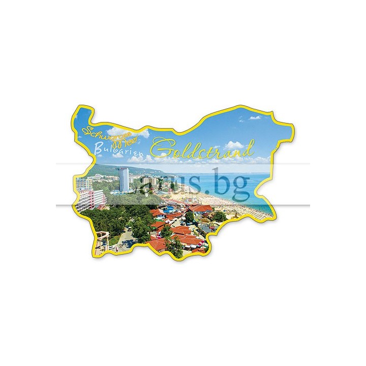 Магнитен сувенир Златни Пясъци-Щанца 12-mhGS-0011