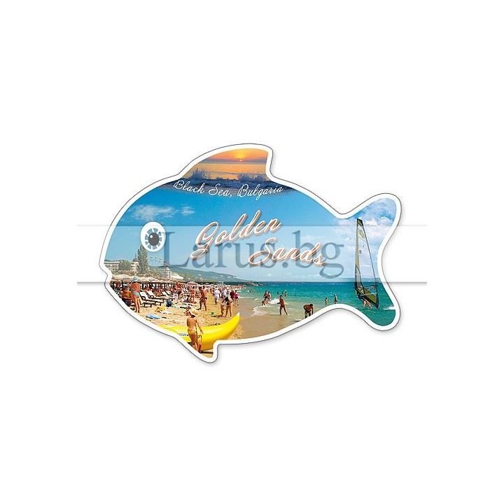 Магнитен сувенир Златни Пясъци-Щанца 12-mhGS-0015