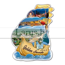 Магнитен сувенир Златни Пясъци-Щанца 12-mhGS-0016