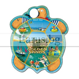 Магнитен сувенир Златни Пясъци-Щанца 12-mhGS-0017