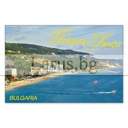 Магнитен сувенир Златни Пясъци- „Плочка“ 12-mhGS-0022