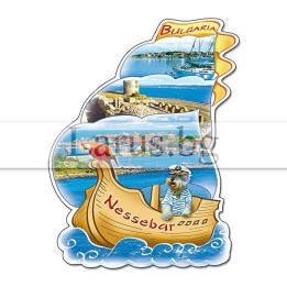 Магнитен сувенир Несебър-Щанца 12-mhNE-0002