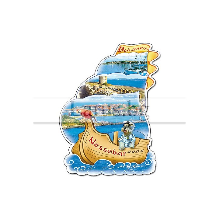 Магнитен сувенир Несебър-Щанца 12-mhNE-0002