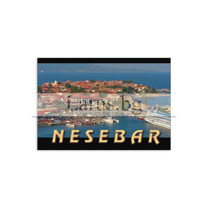 Магнитен сувенир Несебър- „Плочка“ 12-mhNE-0009