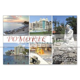 Магнитен сувенир Поморие- „Плочка“ 12-mhPO-0005