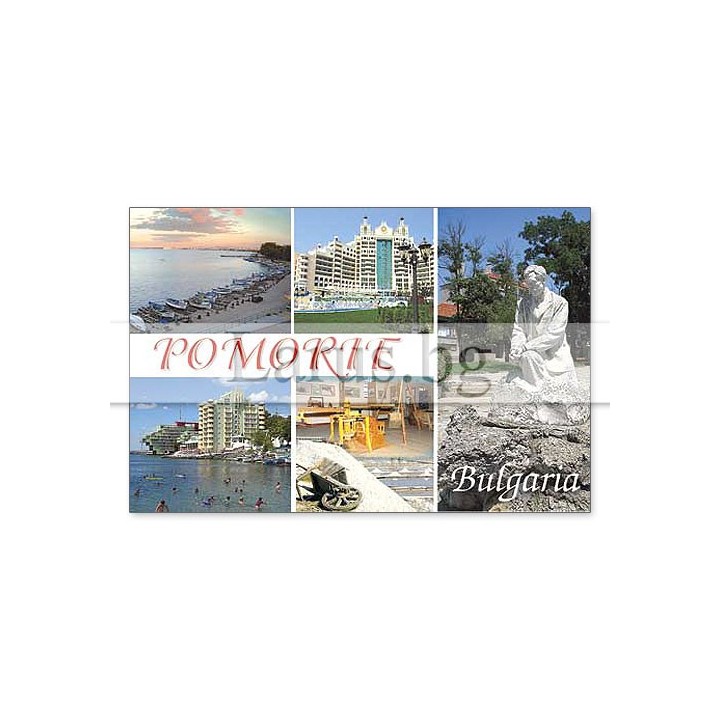 Магнитен сувенир Поморие- „Плочка“ 12-mhPO-0005