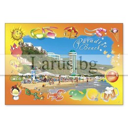 Магнитен сувенир Св. Влас- „Плочка“ 12-mhVL-0002