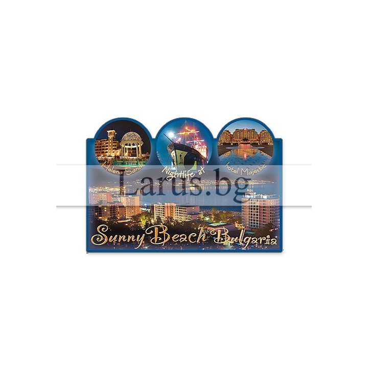 Магнитен сувенир Слънчев Бряг-Щанца 12-mhSB-0058