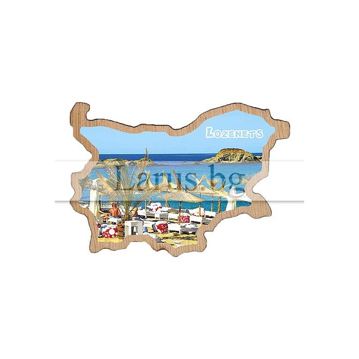 Магнитен сувенир Лозенец фотокарта 12-mdLO-0010