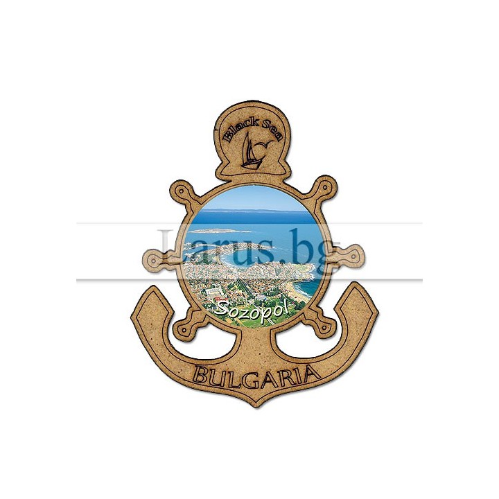Магнитен сувенир Созопол MDF 12-mdSZ-0018
