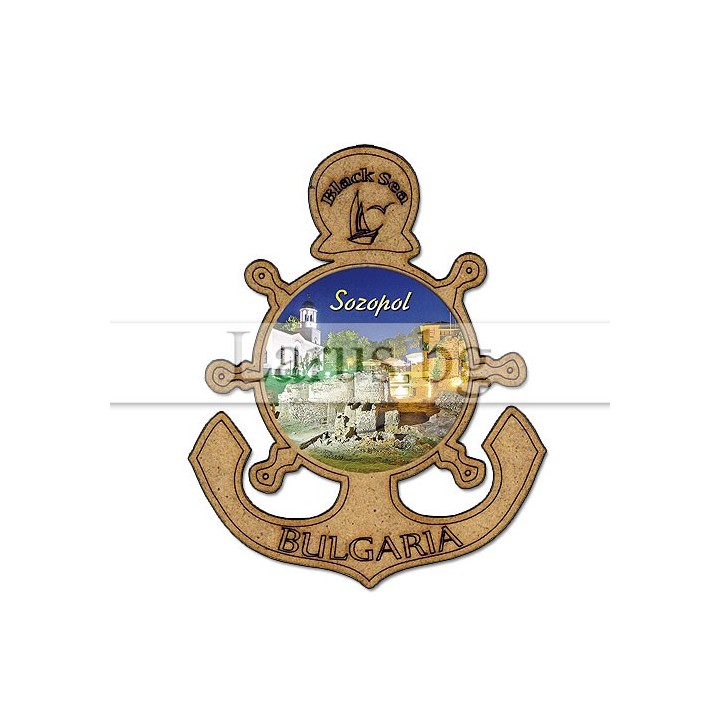Магнитен сувенир Созопол MDF 12-mdSZ-0019
