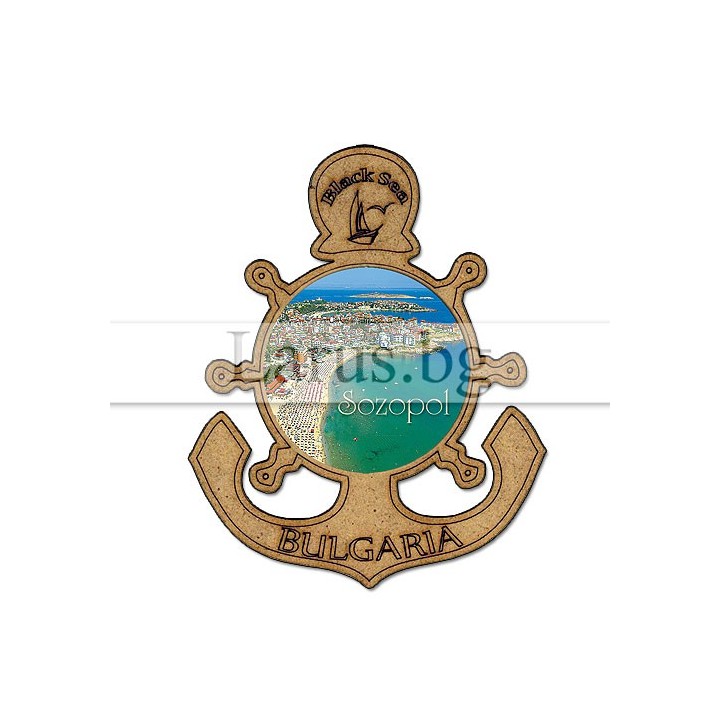 Магнитен сувенир Созопол MDF 12-mdSZ-0020