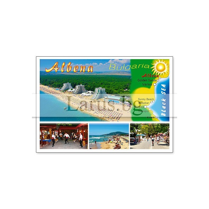 Пощенска картичка Албена 1-AL-0046