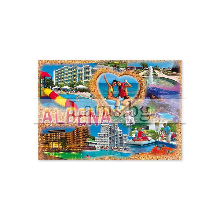 Пощенска картичка Албена 1-AL-0058