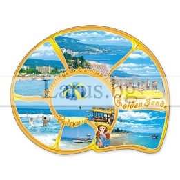 Пощенска картичка Златни Пясъци 1-GS-0129