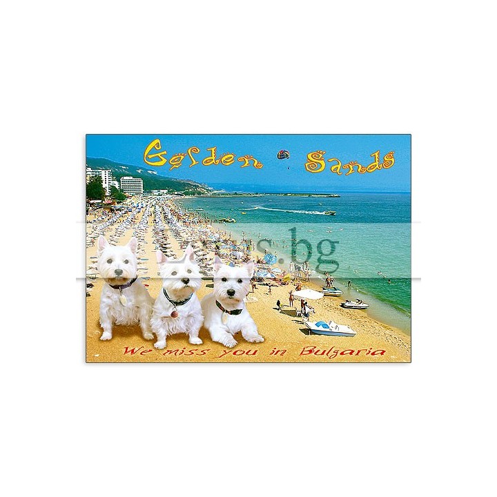 Пощенска картичка Златни Пясъци 1-GS-0189