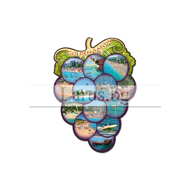 Пощенска картичка Златни Пясъци 1-GS-0198