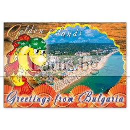 Пощенска картичка Златни Пясъци GS 0229