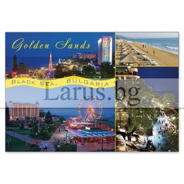Пощенска картичка Златни Пясъци 1-GS-0240