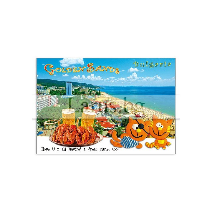 Пощенска картичка Златни Пясъци GS 0247