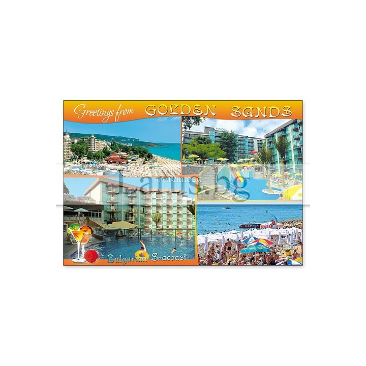 Пощенска картичка Златни Пясъци GS 0264