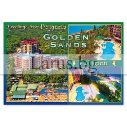 Пощенска картичка Златни Пясъци GS 0278