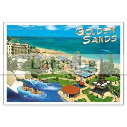 Пощенска картичка Златни Пясъци 1-GS-0281