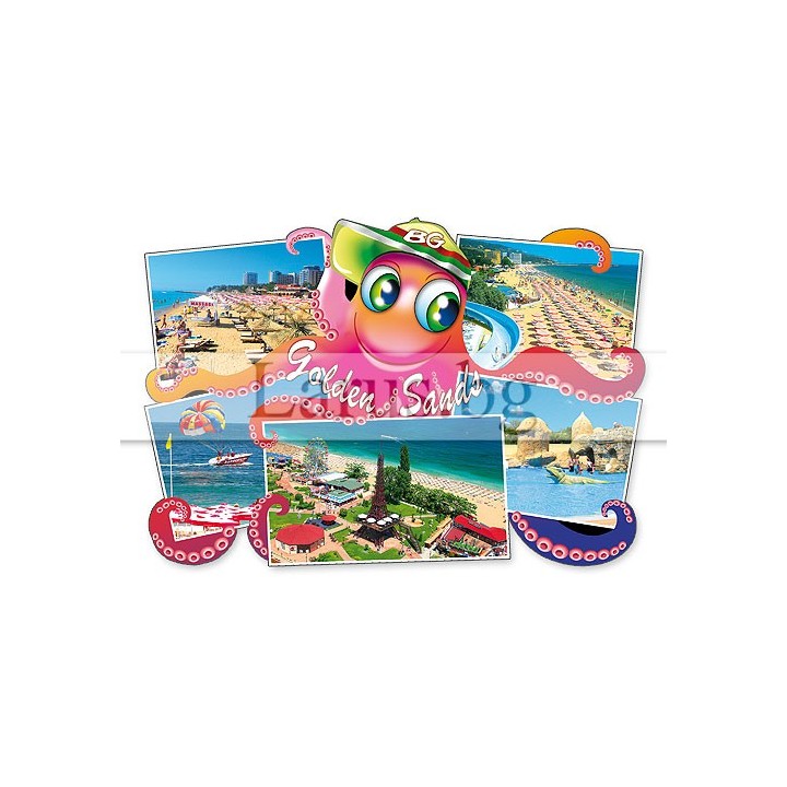 Пощенска картичка Златни Пясъци 1-GS-0282